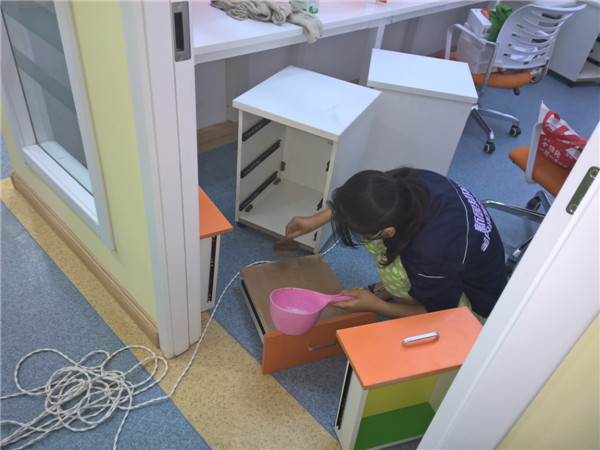 学大教育纺织城校区甲醛治理
