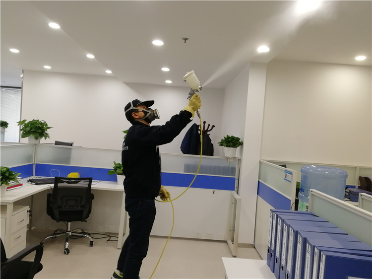高新区中建铁投写字楼除甲醛